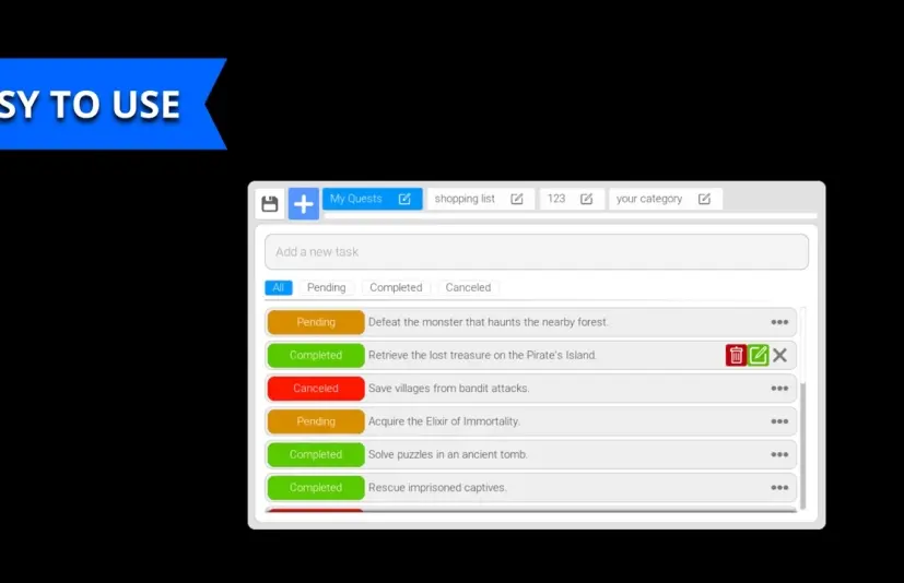 简单的待办事项清单 Simple To Do List