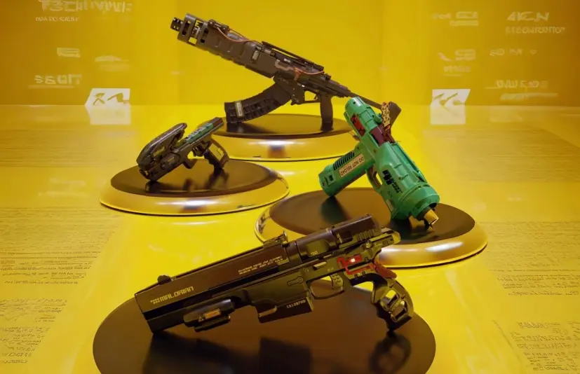 《赛博朋克2077》武器包 + 《边缘行者》DLC武器 Cyberpunk 2077 Weapon Pack + Edge Runner DLC Weapons