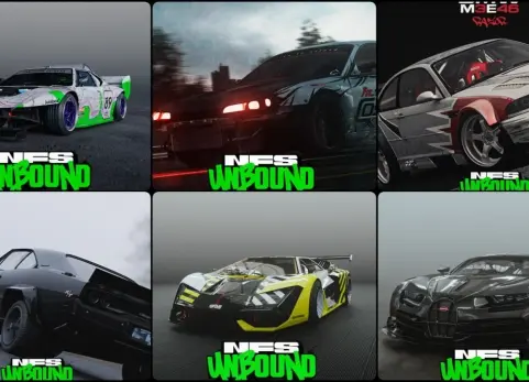 《极品飞车：不羁》3D模型合集 Need for Speed Unbound 3D Models Collection