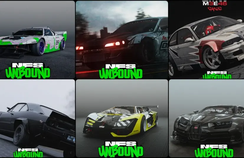 《极品飞车：不羁》3D模型合集 Need for Speed Unbound 3D Models Collection
