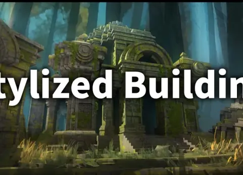 风格化建筑库第一卷拼接素材 Stylized Building Library vol.1 Kitbash Assets v1.0.1