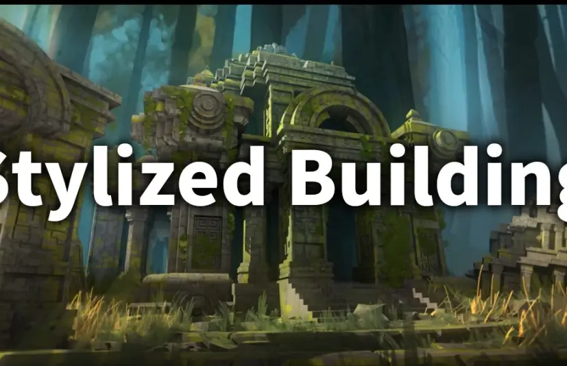 风格化建筑库第一卷拼接素材 Stylized Building Library vol.1 Kitbash Assets v1.0.1