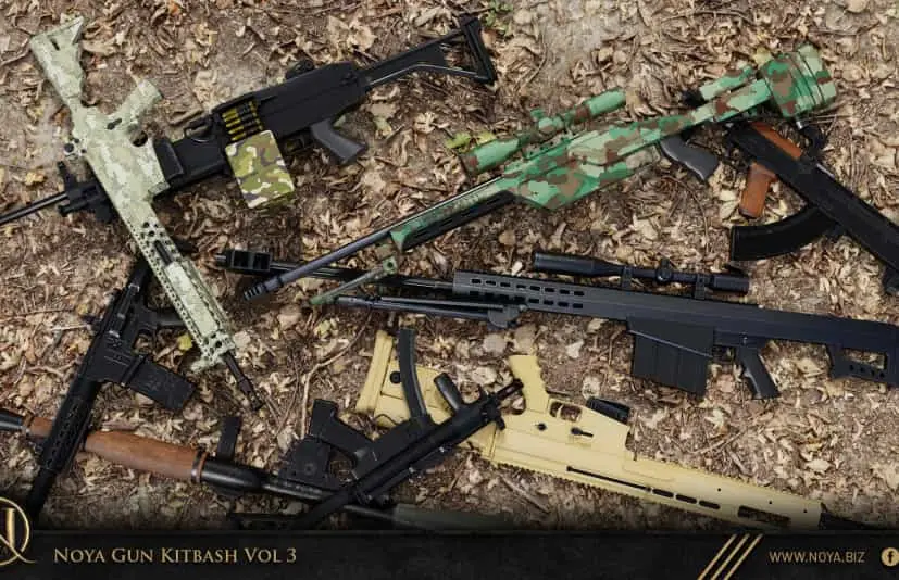 NOYA 50 枪支组合第3卷 NOYA 50 Gun Kitbash Vol 3