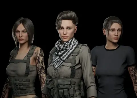 模块化女兵 Modular Female Soldier