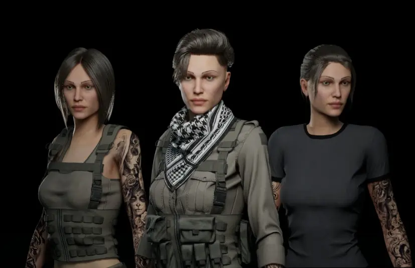 模块化女兵 Modular Female Soldier