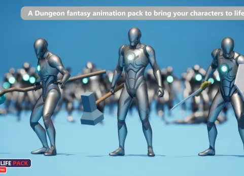 我的世界地牢生活动画包 MC Dungeon Life Animation Pack