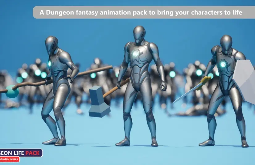 我的世界地牢生活动画包 MC Dungeon Life Animation Pack