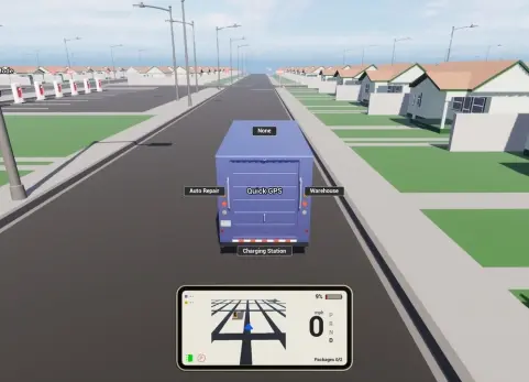 包裹配送模拟器 v2 - 模板 Package Delivery Simulator v2 - Template