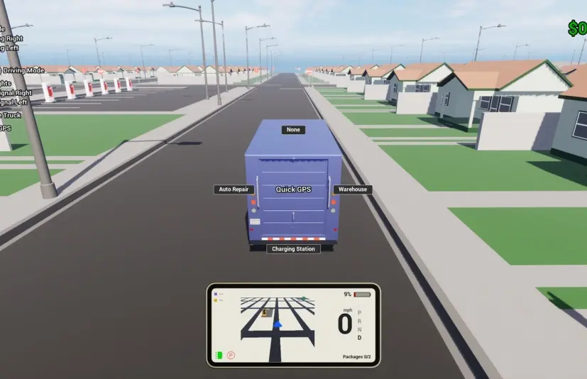 包裹配送模拟器 v2 - 模板 Package Delivery Simulator v2 - Template