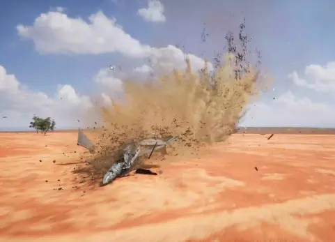 飞机失事视觉特效 Plane Crash VFX