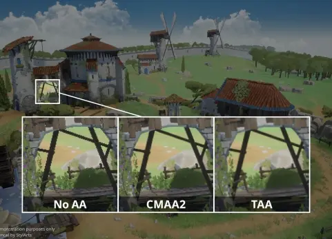 CMAA2（抗锯齿） CMAA2 (Anti-Aliasing)