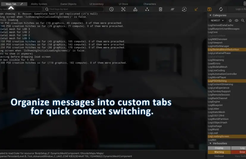 高级游戏日志系统（GLS） Advanced Game Logging (GLS)