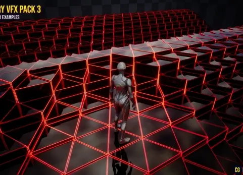 几何地面视觉特效包3 Geometry Floor VFX Pack 3