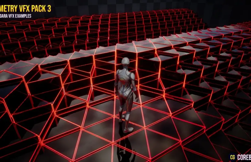 几何地面视觉特效包3 Geometry Floor VFX Pack 3