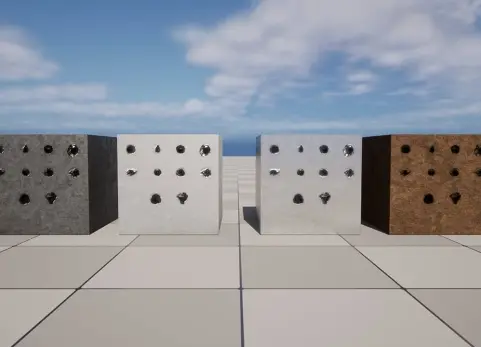 子弹撞击贴花第2卷 - 金属 Bullet Impact Decals Vol. 2 - Metal