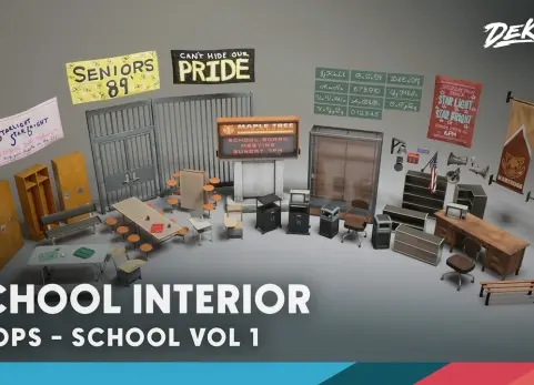 学校 第一卷 - 学校内部 School VOL.1 - School Interior