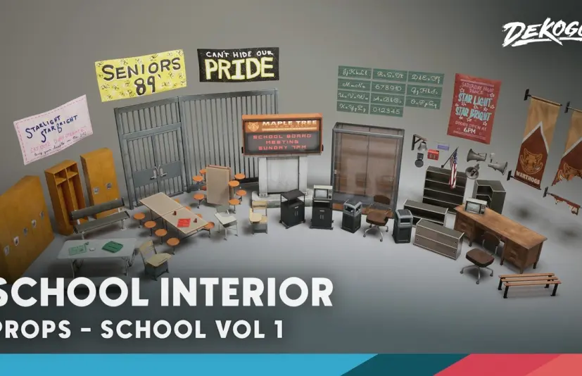 学校 第一卷 - 学校内部 School VOL.1 - School Interior