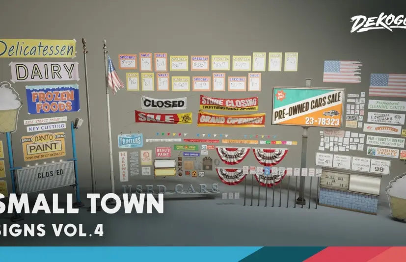 标牌 第4卷 - 小镇 Signage VOL.4 - Small Town