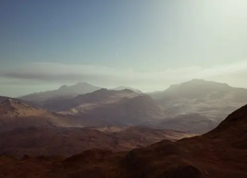 荒原地貌 Badlands Landscape