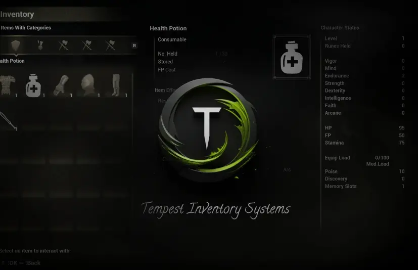 风暴库存系统 Tempest Inventory System
