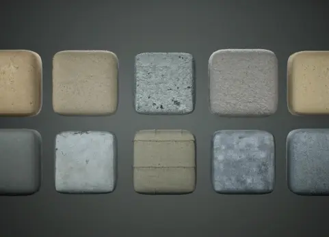 混凝土 04 - 扫描摄影测量材质 Concrete 04 - Scanned Photogrammetry Materials