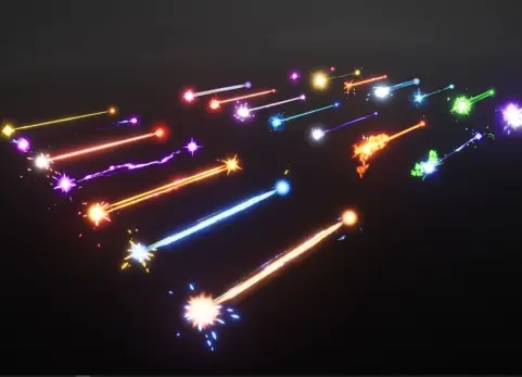 风格化激光特效第 1 卷 Stylized Lasers Vol.1 - Niagara