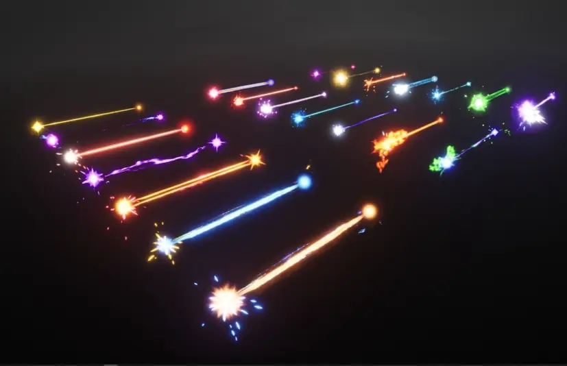 风格化激光特效第 1 卷 Stylized Lasers Vol.1 - Niagara