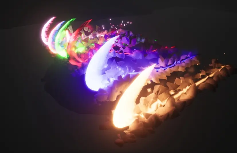 风格化斩击特效第一卷 Stylized Slashes Vol.1 - Niagara