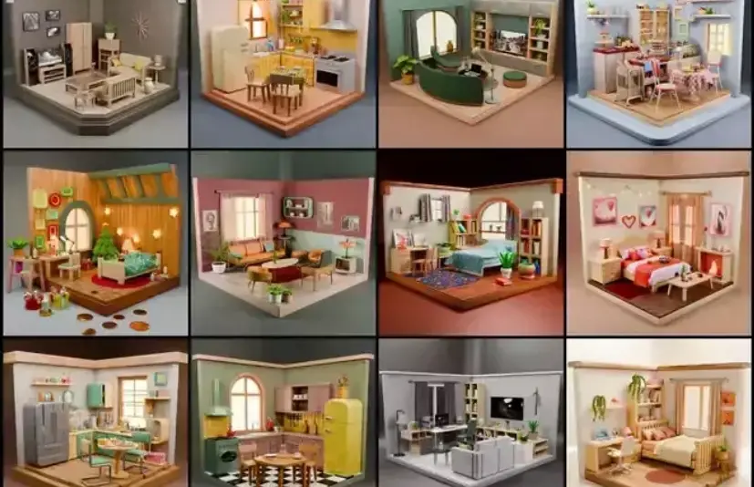 等距房间合集 Isometric Rooms Collection