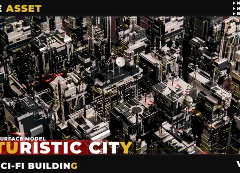 20座科幻建筑 未来城市 第01卷 20 SCI-FI BUILDING FUTURISTIC CITY VOL 01