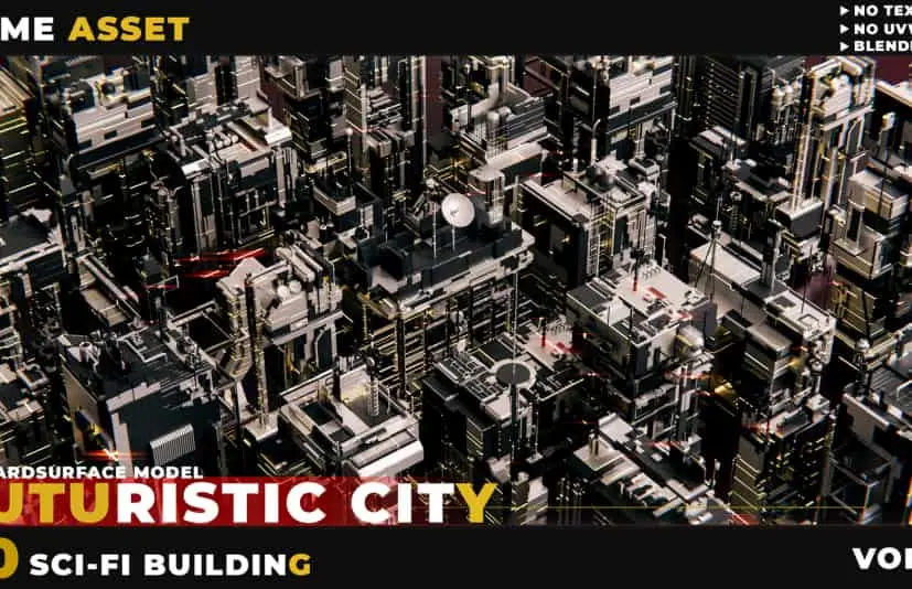 20座科幻建筑 未来城市 第01卷 20 SCI-FI BUILDING FUTURISTIC CITY VOL 01