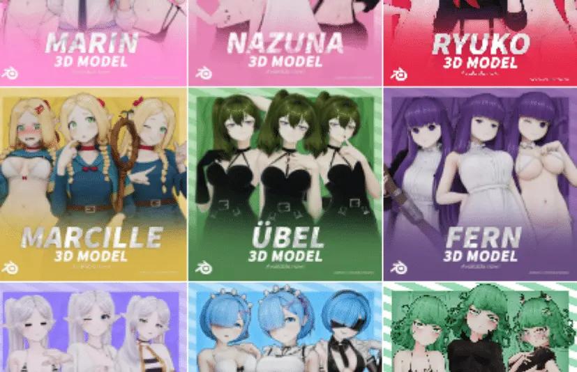 克莱·米拉巴尔模特系列 Kley Mirabal Models Collection