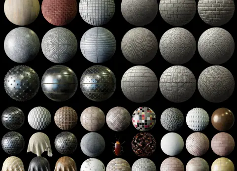 胡里奥·西莱特的3D艺术Blender材质合集 2025年10月更新 Julio Sillet 3D Art Blender Materials Collection  October 2025 Update