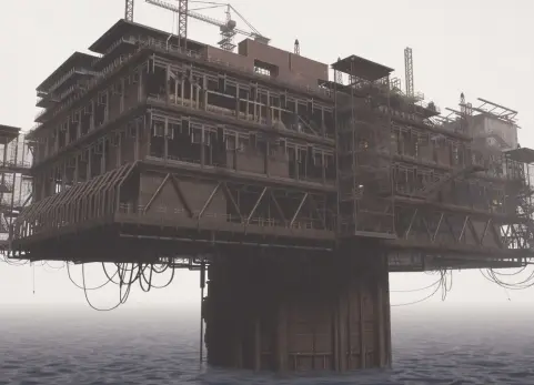 废弃海上平台——后末日近海环境包 Abandoned Sea Platform – Post-Apocalyptic Offshore Environment Pack