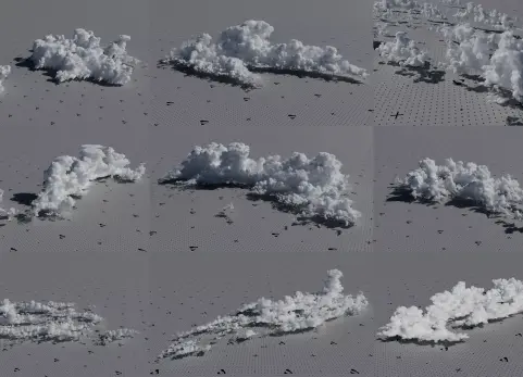 Akna 3D完整云目录低分辨率样本包免费3D模型 Akna 3D Complete Cloud Catalogue Low Res Sample Pack Free 3D model