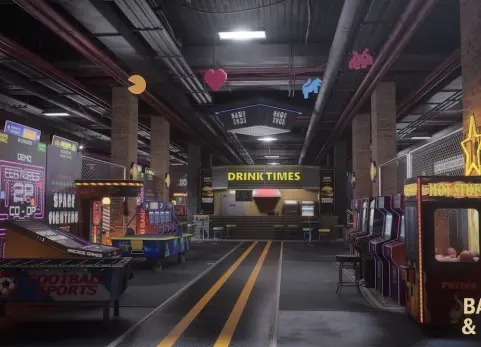 游戏与娱乐区 Game and Entertainment Area