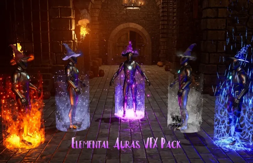 元素光环视觉特效包 Elemental Auras VFX Pack
