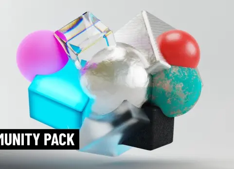 blender社区素材包 V4 Community Material Pack V4