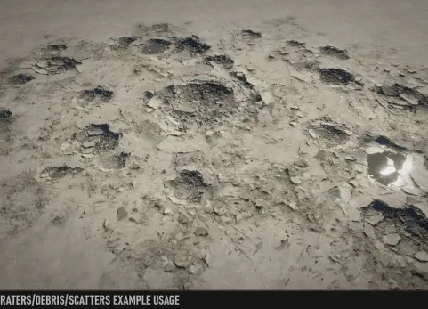 陨石坑贴花 Crater Decals