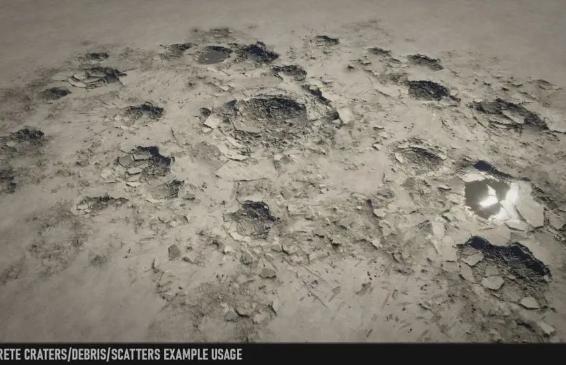 陨石坑贴花 Crater Decals