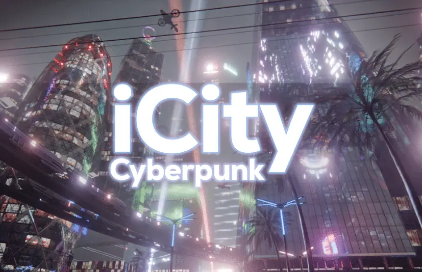 blender赛博朋克城市建筑模型 -  iCity Cyberpunk 1.7.1