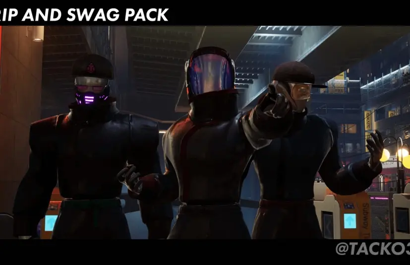 水滴与潮酷包赛博朋克系列 - 服装包 Drip and Swag Pack Cyberpunk Collection - Clothes Pack