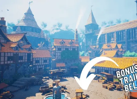 奇幻中世纪王国（风格化城堡、城镇、村庄、地牢、王国） Fantasy Medieval Kingdom