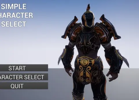 简单角色选择 Simple Character Select