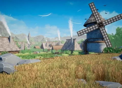 模块化中世纪村庄（中世纪村庄、风格化村庄、奇幻村庄） Modular Medieval Village