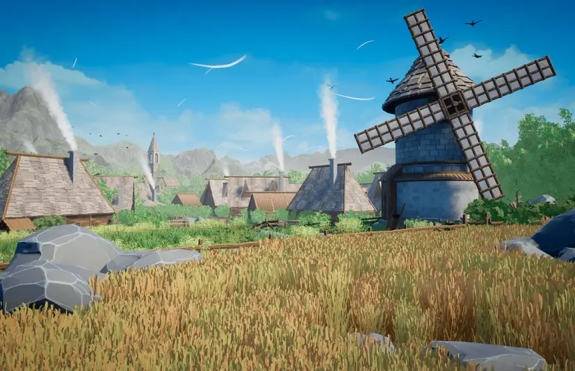 模块化中世纪村庄（中世纪村庄、风格化村庄、奇幻村庄） Modular Medieval Village