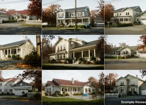 住宅房屋第2卷 - 模块化包 Residential Houses Vol.2 - Modular Pack