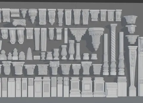 古典建筑资产包 Classical Architecture Asset Package