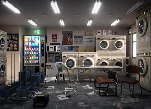 日式洗衣房 Japanese Laundry Room