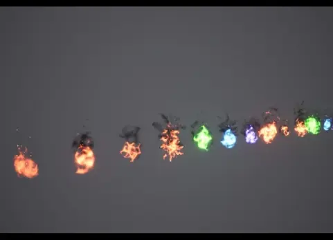 风格化火焰特效包 第1卷 Niagara Stylized Fire Vol. 1